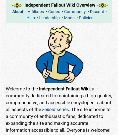 The Independent Fallout Wiki .